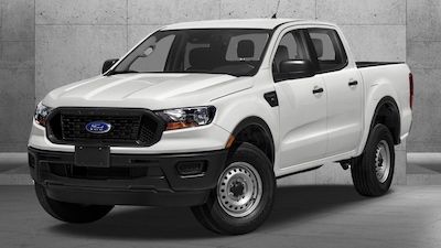 White Ford Ranger