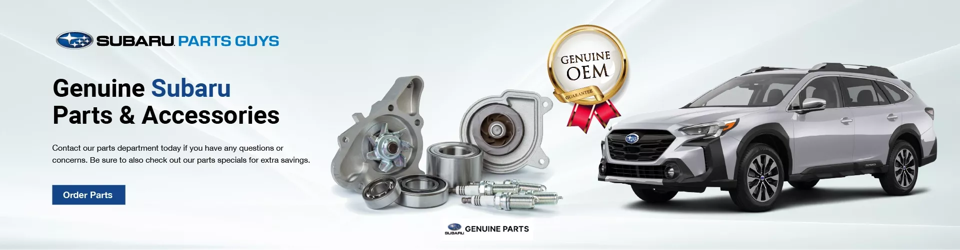 Subaru Parts Guys OEM Subaru Parts & Accessories Manufacturer Warranty