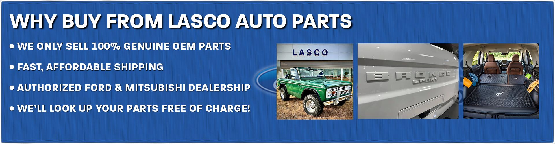 Lasco Auto Parts Ford OEM Parts Online Mitsubishi OEM Parts Ford
