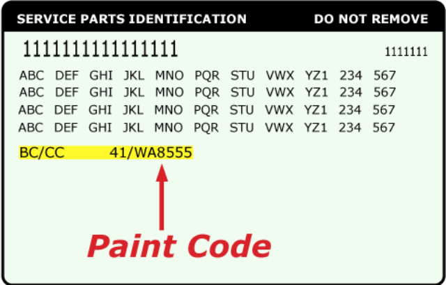 Toyota 4runner Paint Code Guide 