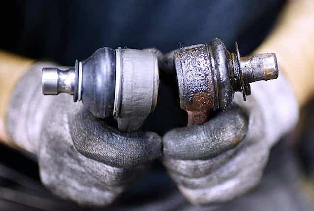 worn ball joint