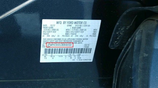 How To Decode A Ford VIN  Blue Springs Ford Parts Blog